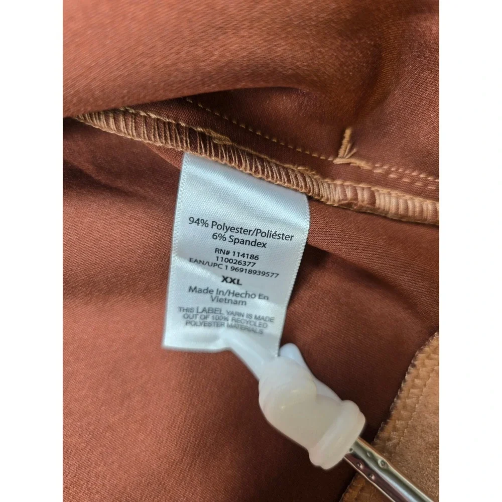 Frye Shirt Jacket Mens‎ 2XL Brown Faux Suede Snap Front Shacket Workwear